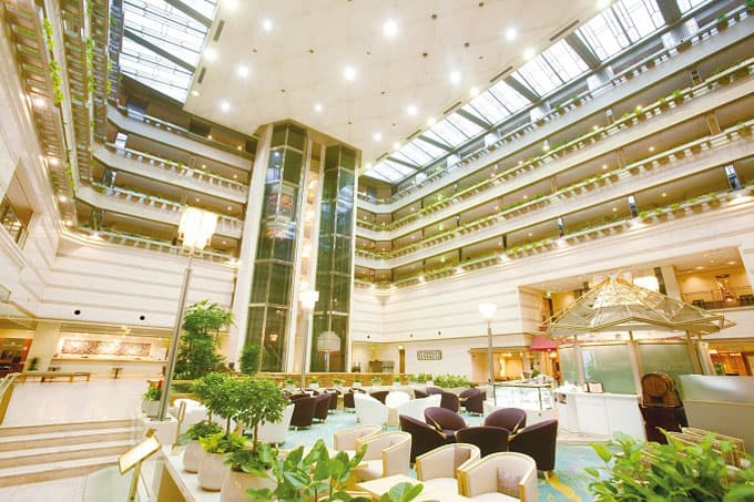 Kyoto Brighton Hotel Lobby Japan and Luxury Travel Specialist Luxury Travel to Japan Izumi Ogawa Travel Agent